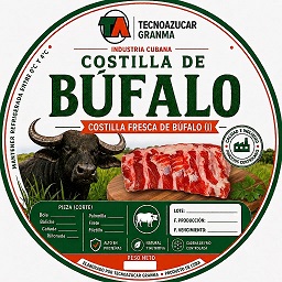 Costilla Fresca de Búfalo paquete de 1.8 a 2.0 Kg